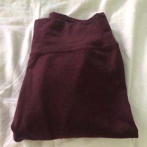 Aerie Burgundy Leggings
